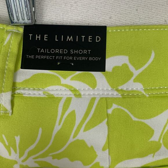 The limited women's size 8 medium tailored shorts lime floral tropical print lil - Picture 7 of 8